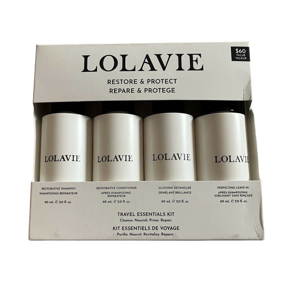 Lolavie - 4 piece Restore & Protect Travel Essentials Kit  -  New in Box